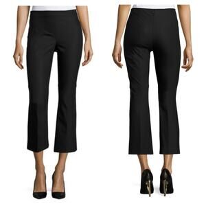 Theory Erstina B. Mid-Rise Approach Pants  Black Size 2
